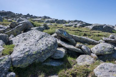 Bulgaristan 'ın Kalin zirvesi yakınlarındaki Rila Dağı' nın İnanılmaz Yaz Manzarası