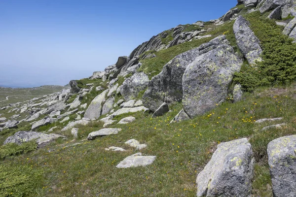 Paisagem Verão Incrível Montanha Rila Perto Pico Kalin Bulgária — Fotografia de Stock