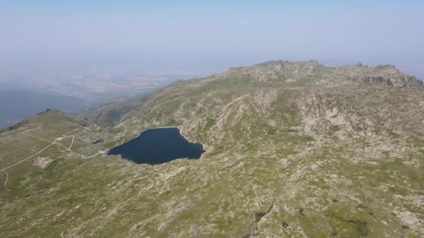 Aerial Summer View Rila Mountain Kalin Peak Bulgaria — Stock Video