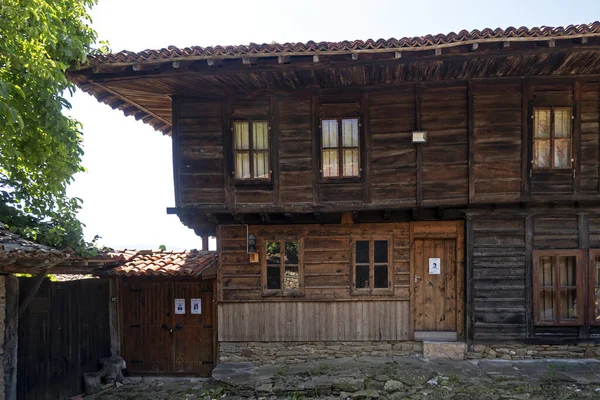 Dorf Cheravna Mit Häusern Aus Dem Jahrhundert Sliven Region Bulgarien — Stockfoto