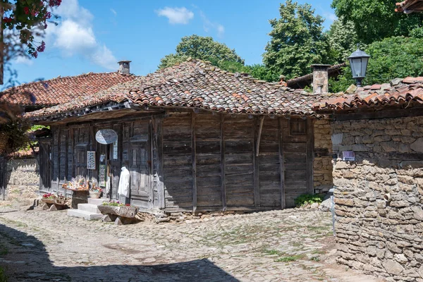 Village Zheravna Avec Maisons Xixe Siècle Région Sliven Bulgarie — Photo