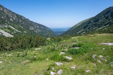 Amazing Summer landscape of Rila Mountain near Malyovitsa hut, Bulgaria