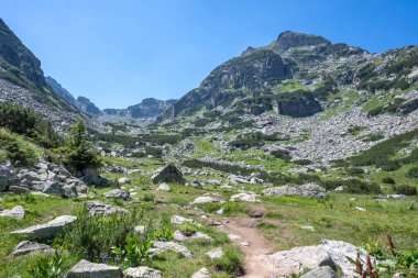 Amazing Summer landscape of Rila Mountain near Malyovitsa hut, Bulgaria