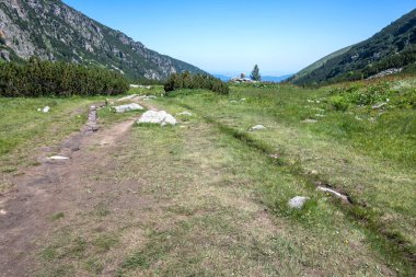 Amazing Summer landscape of Rila Mountain near Malyovitsa hut, Bulgaria