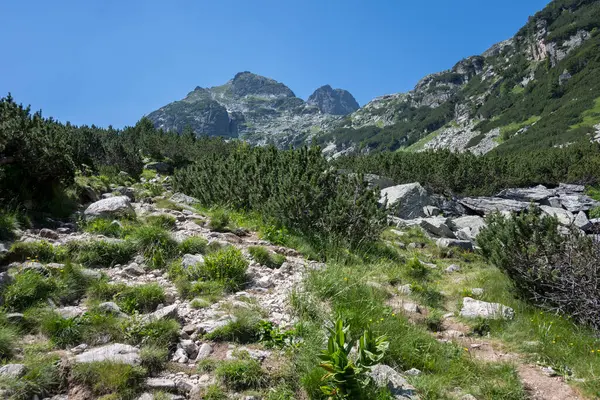 Amazing Summer landscape of Rila Mountain near Malyovitsa hut, Bulgaria