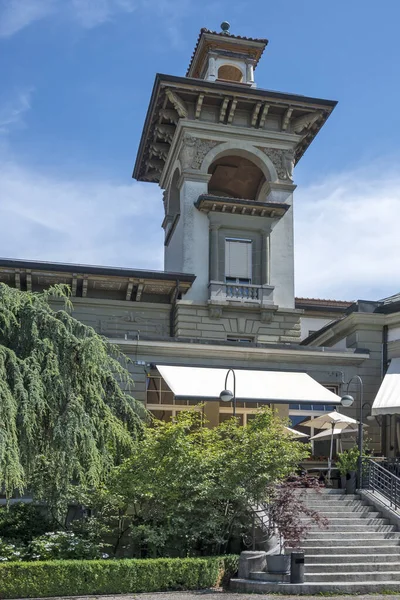 stock image LAUSANNE, SWITZERLAND - JUNE 18, 2023: Typical Building and street at city of Lausanne, Canton of Vaud, Switzerland