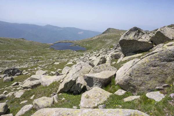 Niesamowity Letni Krajobraz Góry Rila Pobliżu Szczytów Kalin Bułgaria — Zdjęcie stockowe