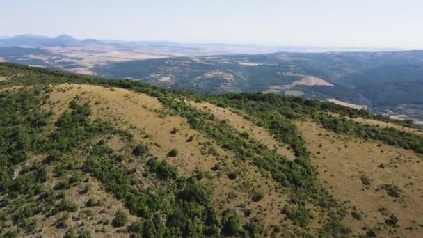 Rudina Dağı Pernik Bölgesi Bulgaristan Nanılmaz Yaz Manzarası — Stok video