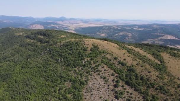 保加利亚Pernik地区Rudina山令人惊奇的夏季景观 — 图库视频影像
