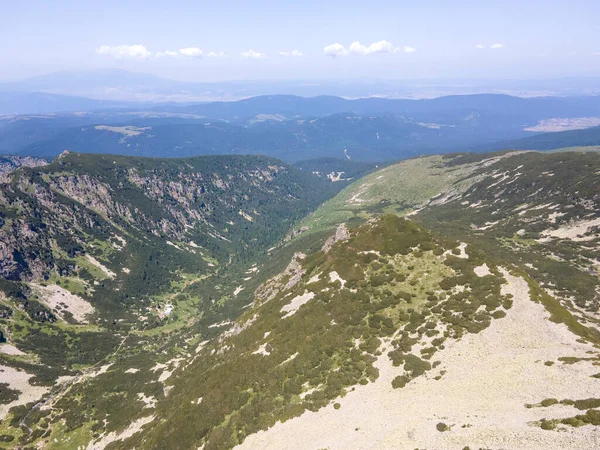 Aerial Summer View Rila Mountain Malyovitsa Peak Bulgaria — ストック写真
