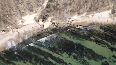 Aerial view of Saint Athanasius cape near town of Byala, Varna Region, Bulgaria 