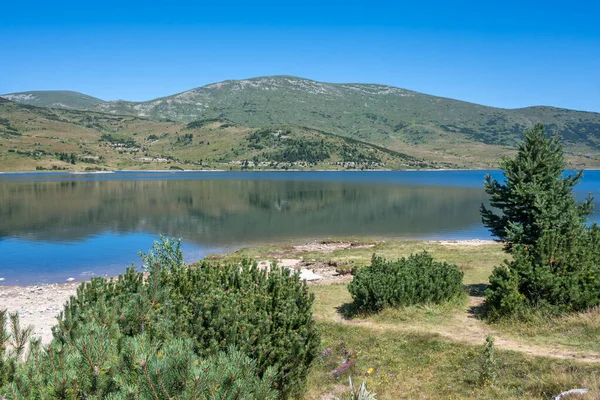 Incredibile Paesaggio Estivo Della Diga Belmeken Montagna Rila Bulgaria — Foto Stock