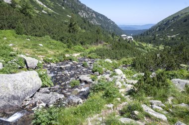 Amazing Summer landscape of Rila Mountain near Malyovitsa hut, Bulgaria