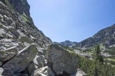 Amazing Summer landscape of Rila Mountain near Malyovitsa hut, Bulgaria