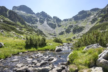 Amazing Summer landscape of Rila Mountain near Malyovitsa hut, Bulgaria