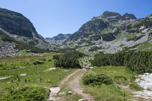 Amazing Summer landscape of Rila Mountain near Malyovitsa hut, Bulgaria