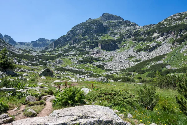 Amazing Summer landscape of Rila Mountain near Malyovitsa hut, Bulgaria
