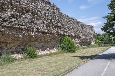 Ruins of Roman fortifications in ancient city of Diocletianopolis, town of Hisarya, Plovdiv Region, Bulgaria