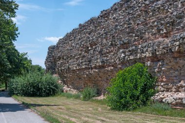 Ruins of Roman fortifications in ancient city of Diocletianopolis, town of Hisarya, Plovdiv Region, Bulgaria
