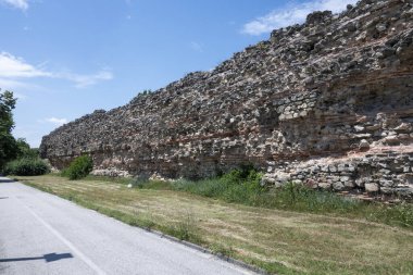 Ruins of Roman fortifications in ancient city of Diocletianopolis, town of Hisarya, Plovdiv Region, Bulgaria