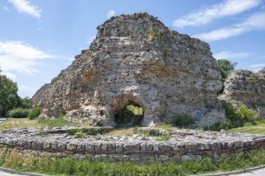 Ruins of Roman fortifications in ancient city of Diocletianopolis, town of Hisarya, Plovdiv Region, Bulgaria