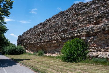Ruins of Roman fortifications in ancient city of Diocletianopolis, town of Hisarya, Plovdiv Region, Bulgaria