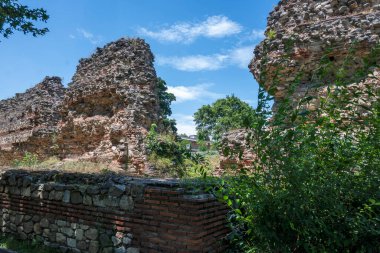 Ruins of Roman fortifications in ancient city of Diocletianopolis, town of Hisarya, Plovdiv Region, Bulgaria