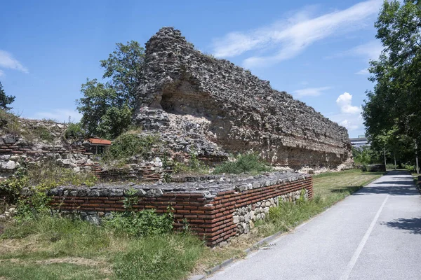 Ruins Roman Fortifications Ancient City Diocletianopolis Town Hisarya Plovdiv Region — Foto Stock