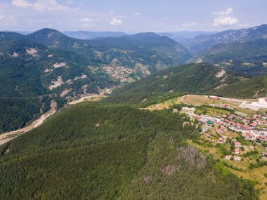 Belintash 'ın havadan görünüşü - Bulgaristan' ın Rodop Dağlarındaki tanrı Sabazios 'a adanmış antik tapınak