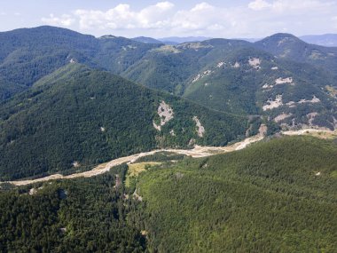 Belintash 'ın havadan görünüşü - Bulgaristan' ın Rodop Dağlarındaki tanrı Sabazios 'a adanmış antik tapınak
