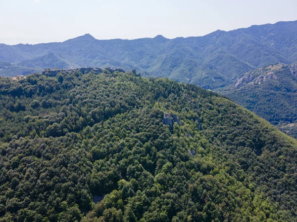 Flygfoto Över Belintash Antik Fristad Tillägnad Guden Sabazios Rhodope Mountains — Stockfoto