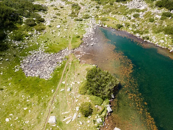 Amazing Aerial View Pirin Mountain Banderitsa River Bulgaria — Stock Photo, Image