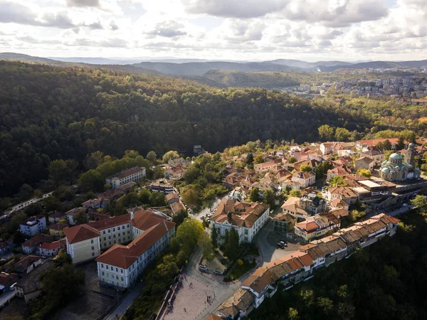 Amazing Aerial View City Veliko Tarnovo Bulgaria — Stock Photo, Image