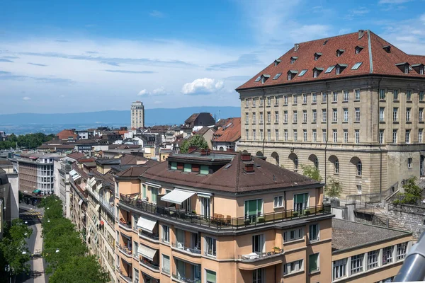 Лозанн Швейцария Июня 2023 Панорама Старого Города Лозанна Кантон Швейцария — стоковое фото