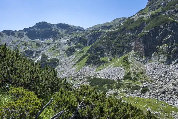 Amazing Summer Landscape Rila Mountain Malyovitsa Peak Bulgaria — Zdjęcie stockowe