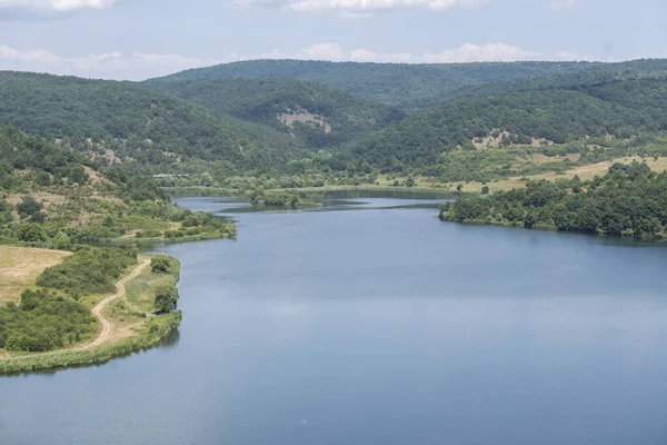 Vista Estiva Del Bacino Idrico Pchelina Regione Pernik Bulgaria — Foto Stock