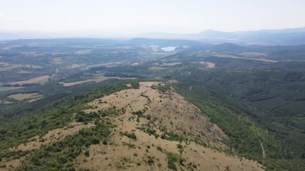 Paisagem Verão Incrível Montanha Rudina Região Pernik Bulgária — Vídeo de Stock