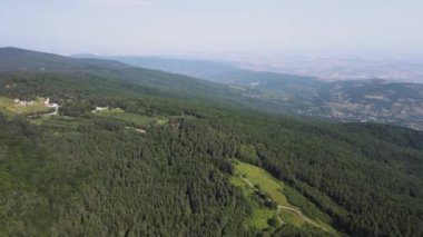 Aerial summer view of Koprivkite area at Rhodopes Mountain, Plovdiv Region, Bulgaria