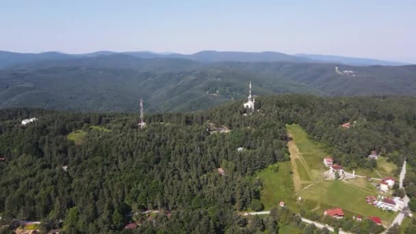 Aerial Summer View Koprivkite Area Rhodopes Mountain Plovdiv Region Bulgaria — Vídeo de Stock