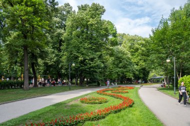 PLOVDIV, BULGARIA - 11 Haziran 2023: Bulgaristan 'ın Filibe kentinin şaşırtıcı Panoramik görünümü