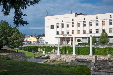 PLOVDIV, BULGARIA - 11 Haziran 2023: Bulgaristan 'ın Filibe kentinin şaşırtıcı Panoramik görünümü