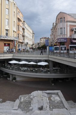 PLOVDIV, BULGARIA - 11 Haziran 2023: Bulgaristan 'ın Filibe kentinin şaşırtıcı Panoramik görünümü