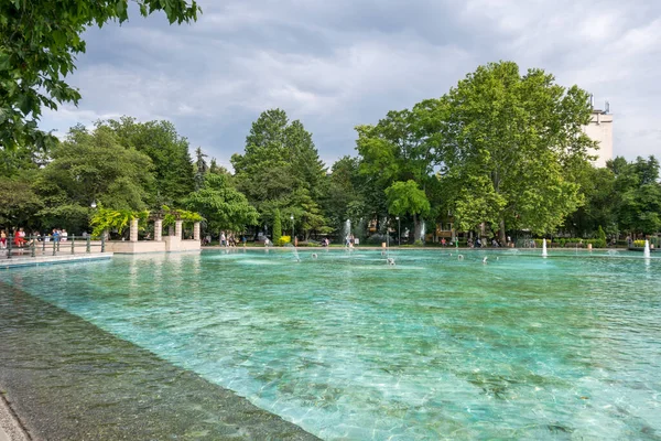 Stock image PLOVDIV, BULGARIA - JUNE 11, 2023: Amazing Panoramic view of center of city of Plovdiv, Bulgaria