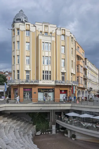 Plovdiv Bulgarije Juni 2023 Geweldig Panoramisch Uitzicht Het Centrum Van — Stockfoto