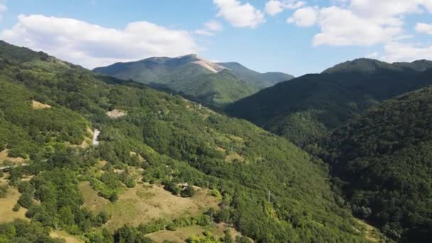Erstaunliche Luftaufnahme Des Pirin Gebirges Der Nähe Des Sveshtnik Gipfels — Stockvideo