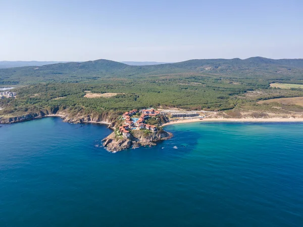 stock image Aerial view of The Driver Beach near resort of Dyuni, Burgas Region, Bulgaria