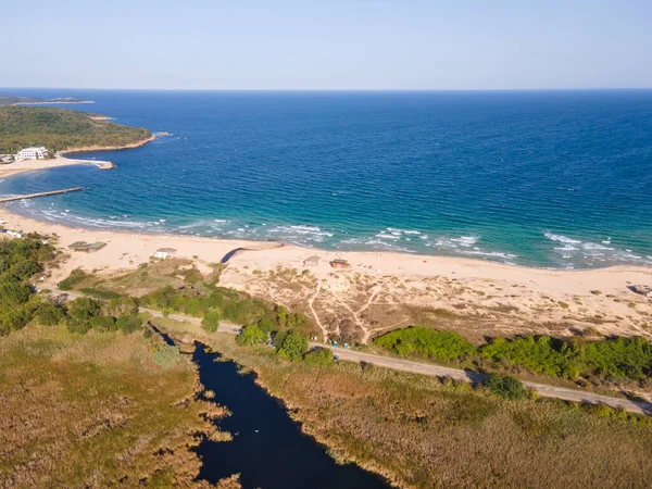 Bulgaristan 'ın Burgaz Bölgesi, Perla plajının şaşırtıcı hava manzarası