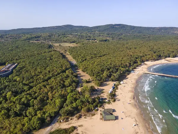 Bulgaristan 'ın Burgaz Bölgesi, Perla plajının şaşırtıcı hava manzarası