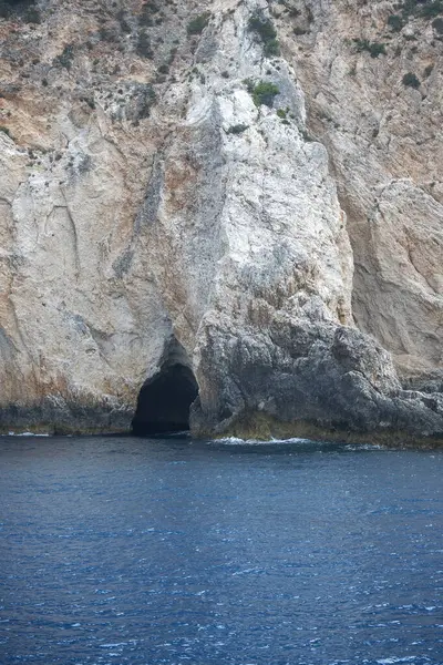 Lefkada, İyon Adaları, Yunanistan 'ın kıyı şeridinin inanılmaz panoramik manzarası
