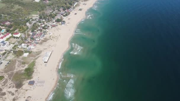 Vue Aérienne Smokinya Beach Près Sozopol Région Burgas Bulgarie — Video
